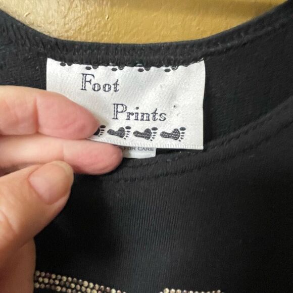Vintage Foot Prints size M Giraffe Art shift dress! - Picture 3 of 7